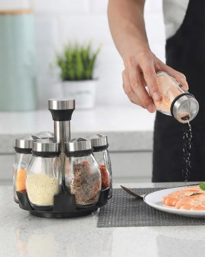 6PCS ROTATING SPICE BOTTLE photo 2