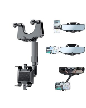 MIRROR MOUNT CAR PHONE HOLDER photo 2