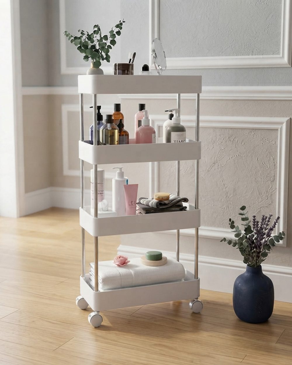 4 LAYER BATHROOM RACK