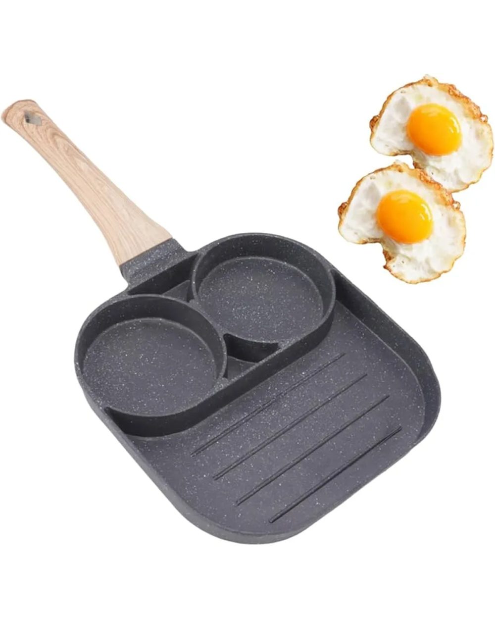 2 HOLE FRYING PAN