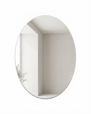 OVAL SHAPE WALL MIRROR STICKER photo 3