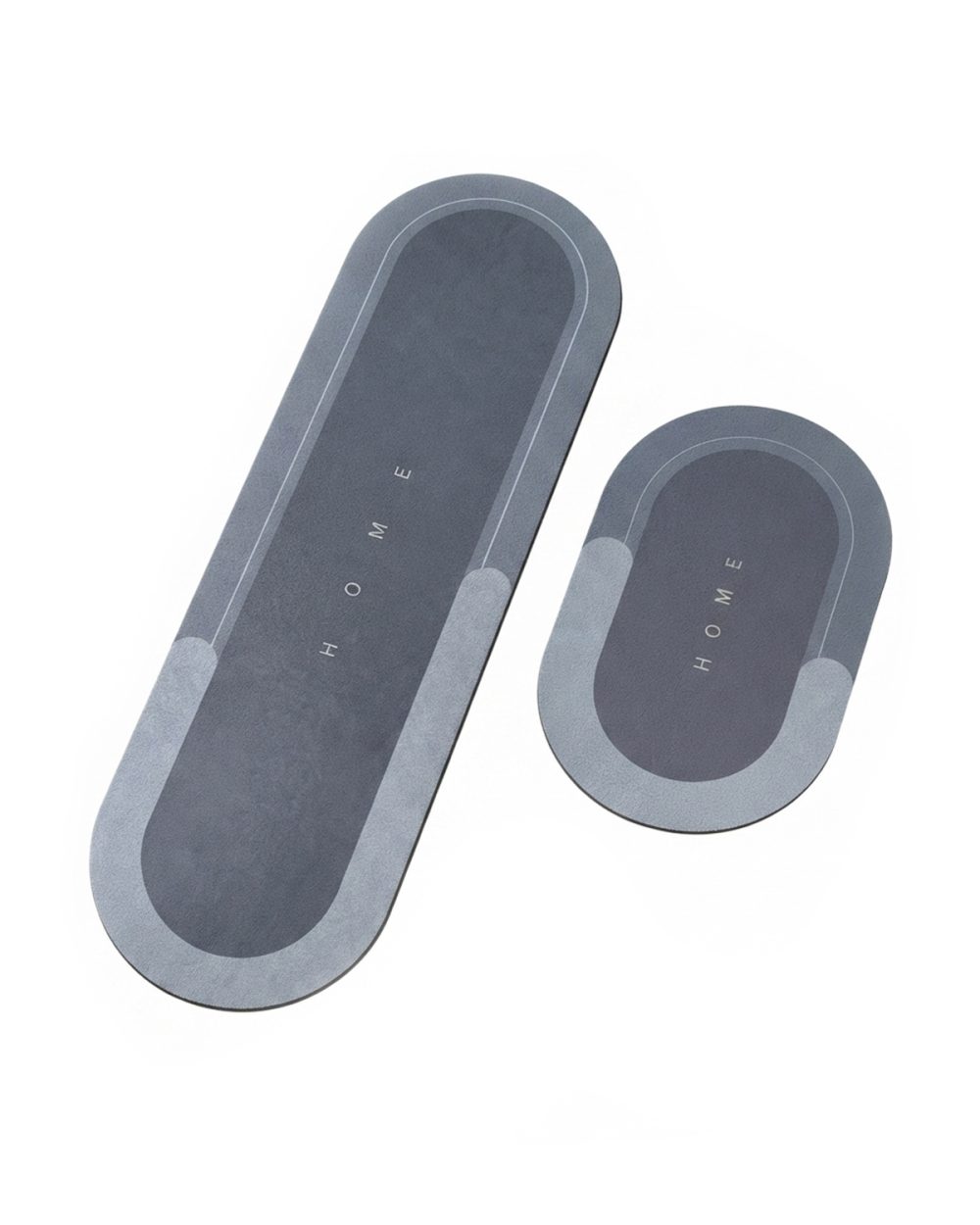 2 IN 1 OVAL KITCHEN MAT