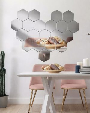 12PCS MIRROR WALL STICKER photo 3