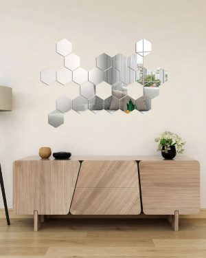 12PCS MIRROR WALL STICKER photo 1