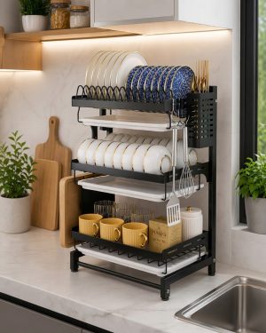 3TIER WALL MOUNTED DISH RACK photo 5