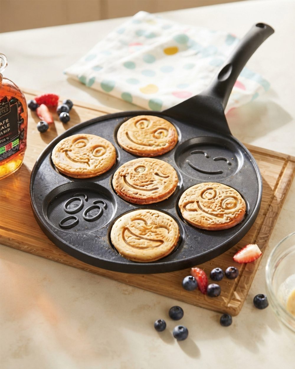 SMILEY FACE PANCAKE PAN