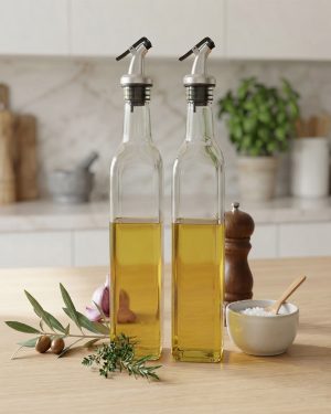 GLASS OIL BOTTLE photo 4