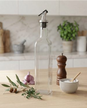 GLASS OIL BOTTLE photo 2