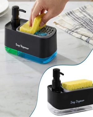 SOAP PUMP AND SPONGE CADDY photo 3