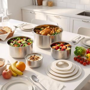 5PCS STAINLESS STEEL FRESH BOX photo 5