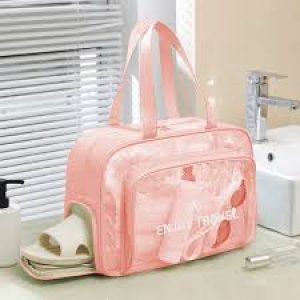 TRANSPARENT COSMETIC TRAVEL BAG photo 2