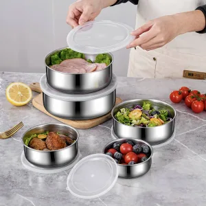 5PCS STAINLESS STEEL FRESH BOX photo 2
